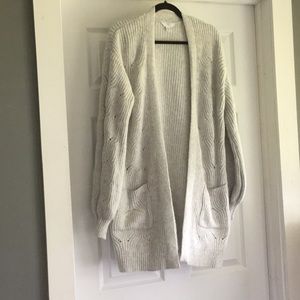 Grey wool sweater brand Time and True